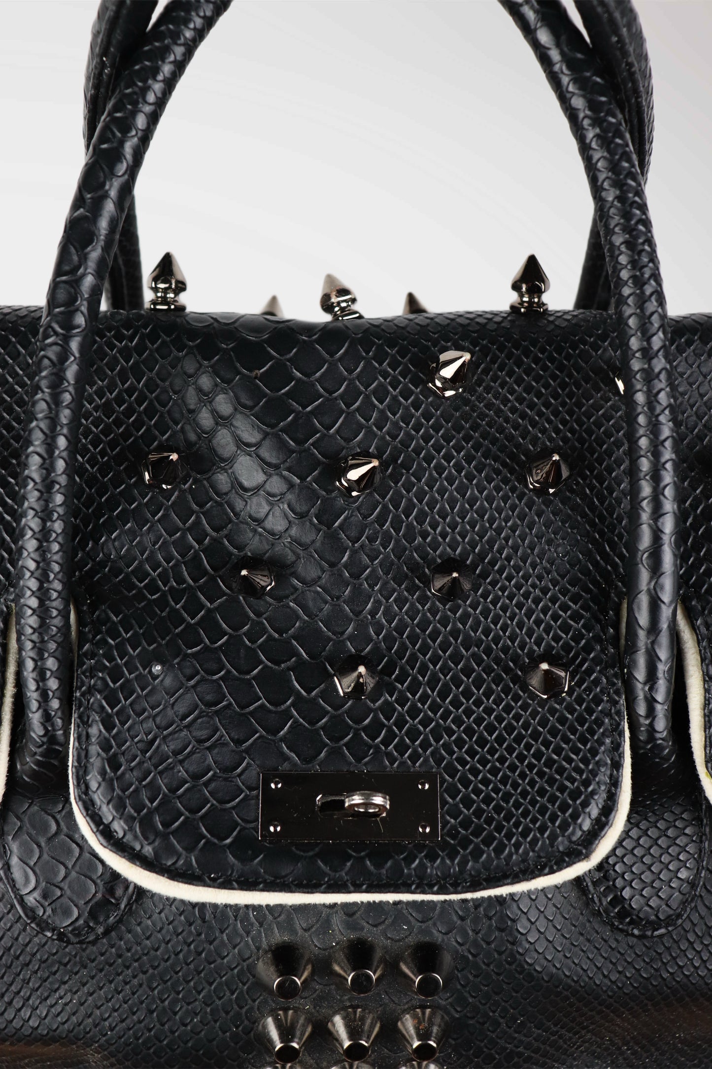 2000's Studded Black 'Firkin' Bag