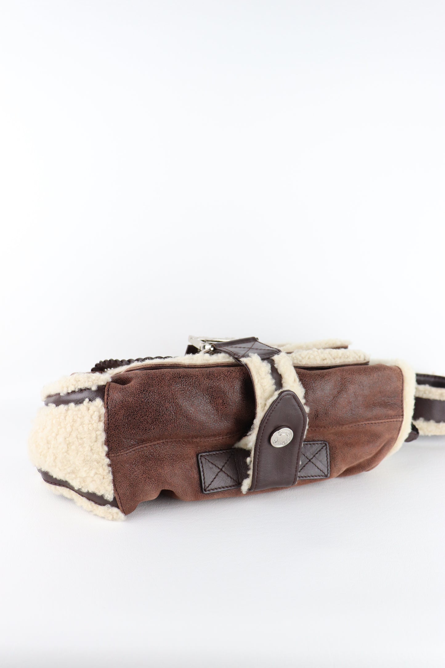 2000s Dior Flight Sherpa Bag