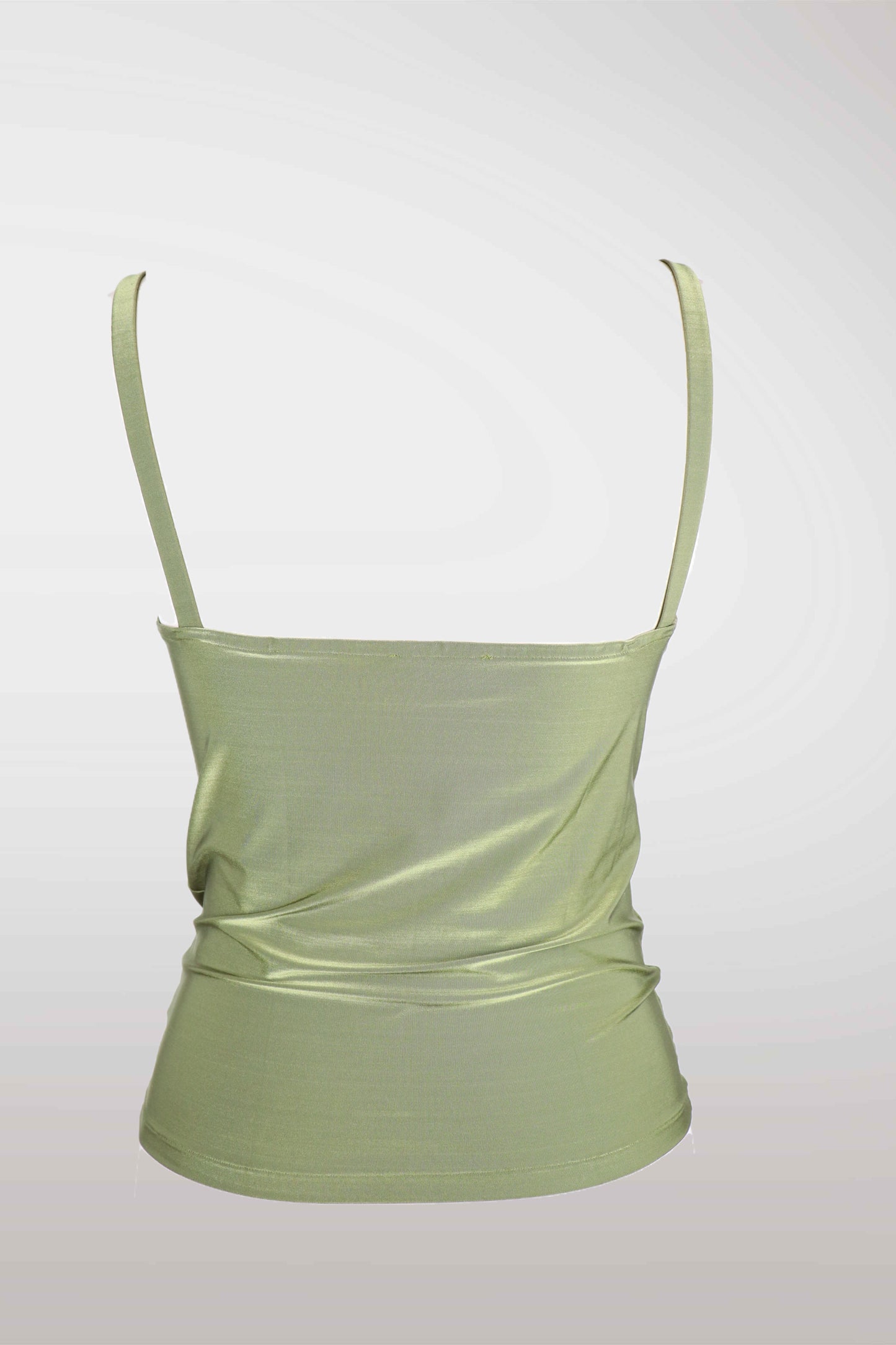 Green spaghetti strap top on a white background
mint condition vintage
designer archive piece
rare runway sample
one of a kind vintage
limited edition designer
authentic vintage designer
rare vintage designer find
collectible vintage fashion
high-end vintage clothing
luxury vintage apparel
designer vintage statement piece
genuine vintage couture
archival designer clothing
runway vintage fashion
vintage designer investment piece