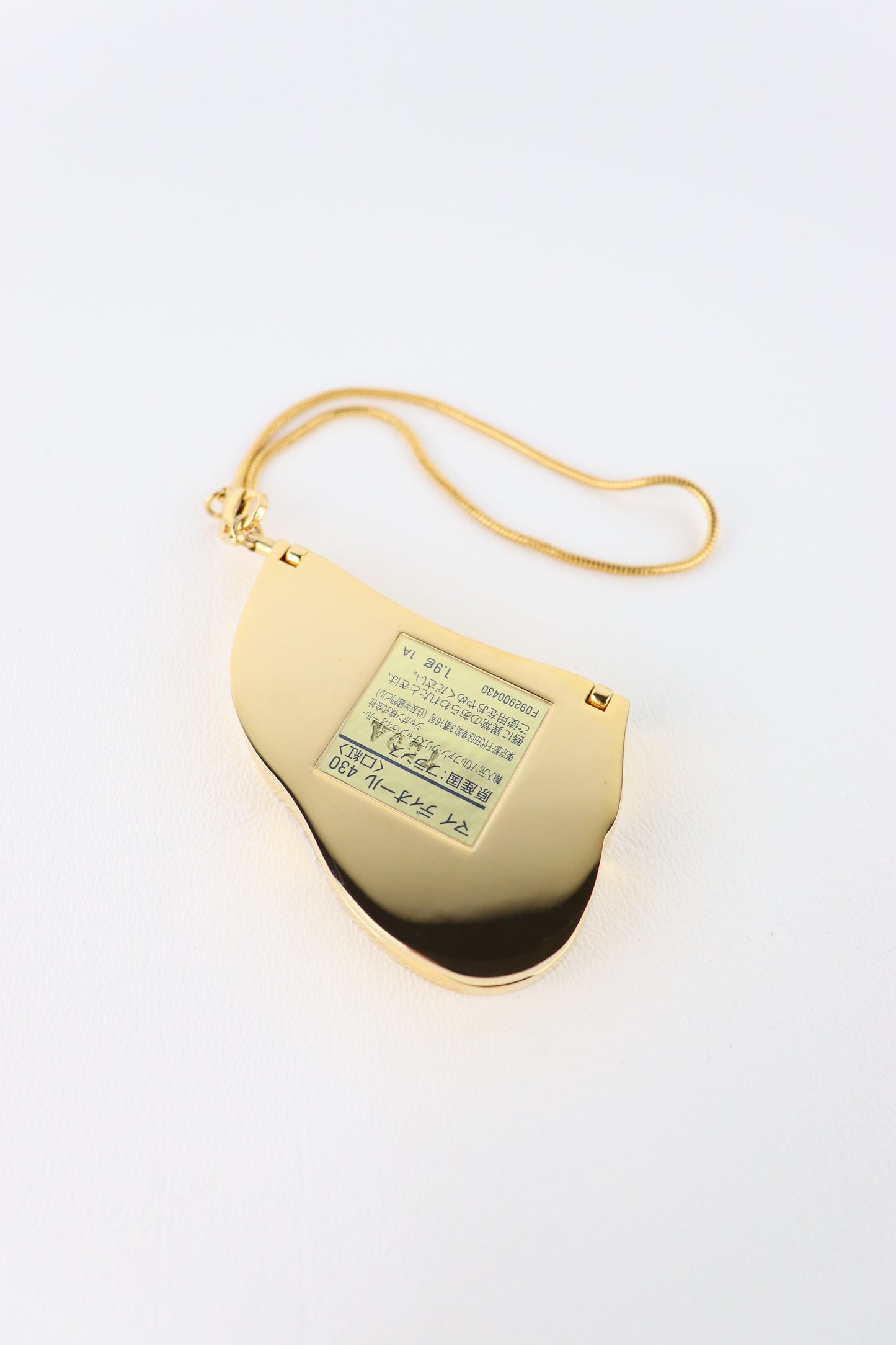 Christian Dior Saddle Gold Compact Charm