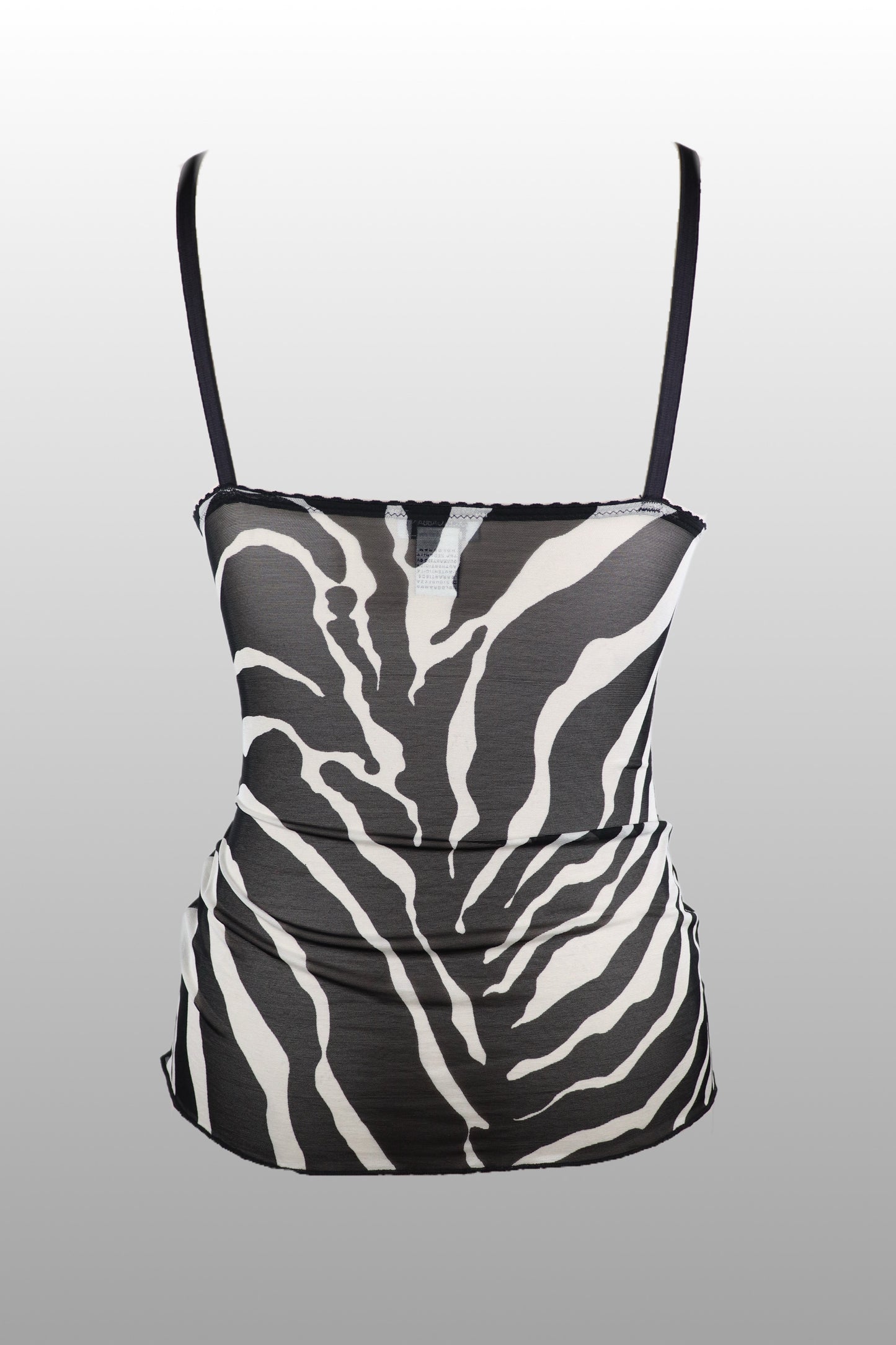 Dolce & Gabbana Sheer Zebra Camisole