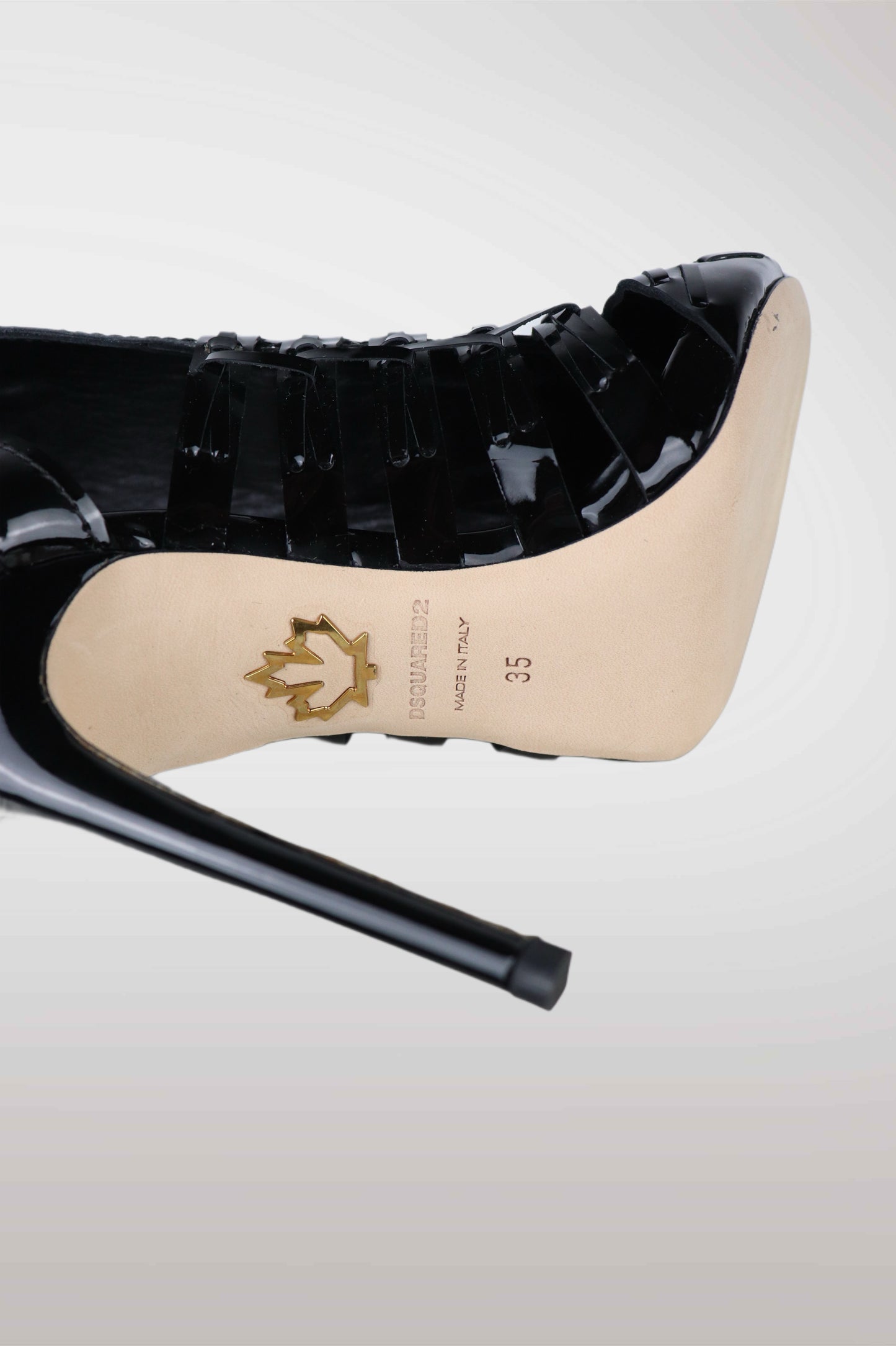 Dsquared2 Twins Patent Leather Heels EU35