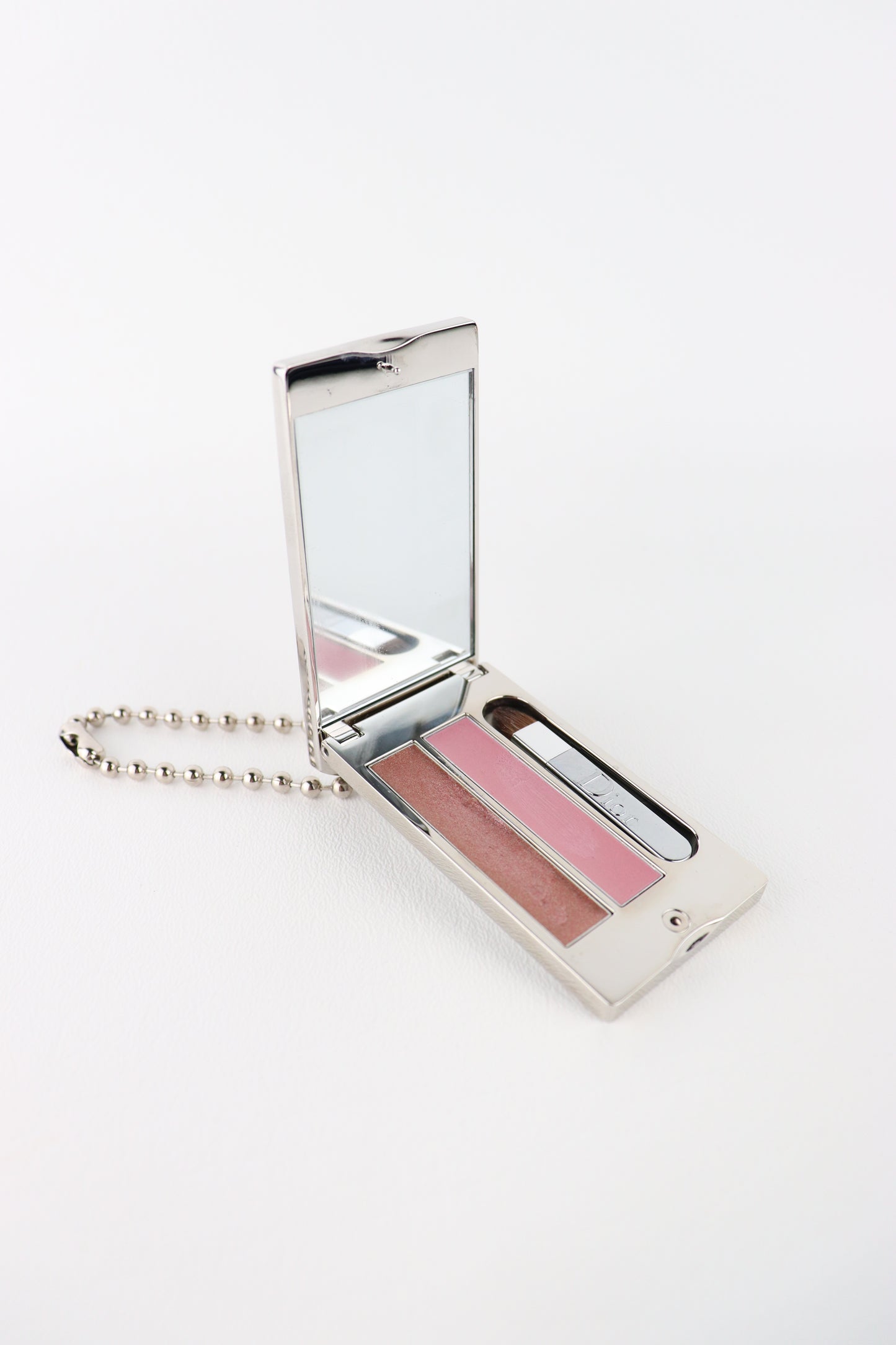 Christian Dior Sparkling Silver Dog Tag Charm