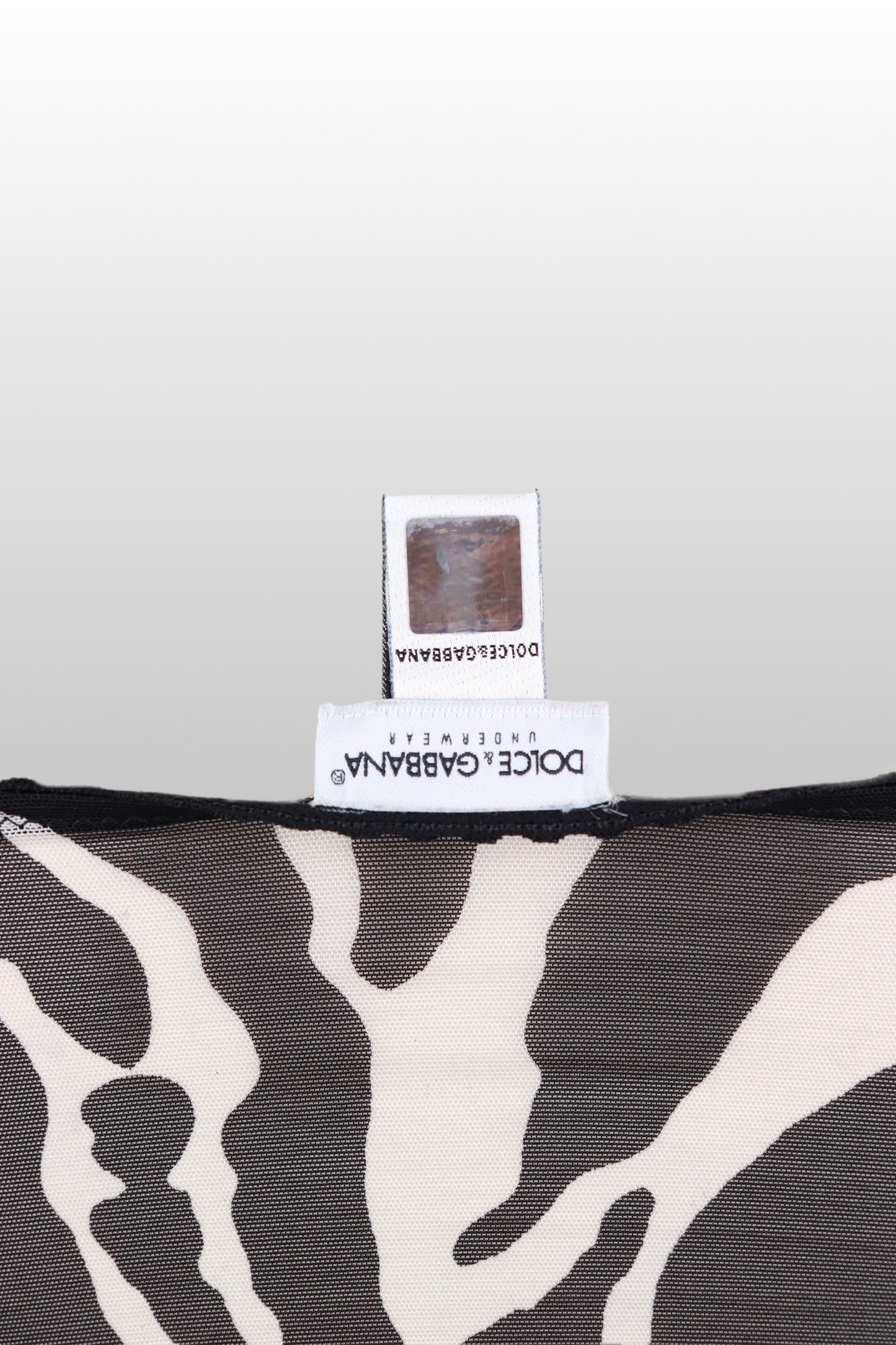 Dolce & Gabbana Sheer Zebra Camisole