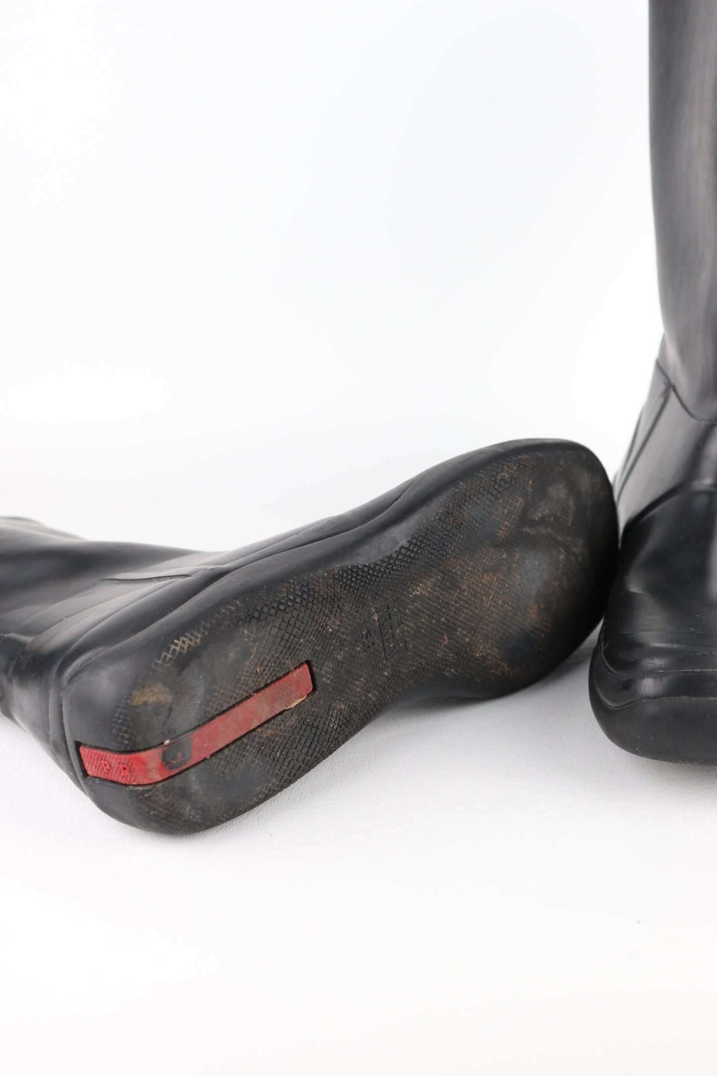 Prada Sport 2000s Black Rain Boots | EU 38