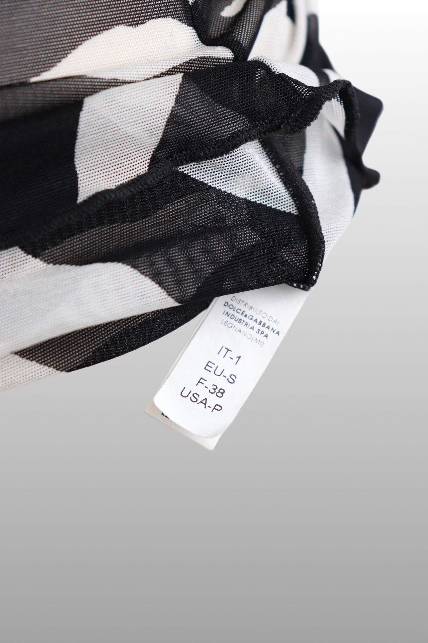 Dolce & Gabbana Sheer Zebra Camisole