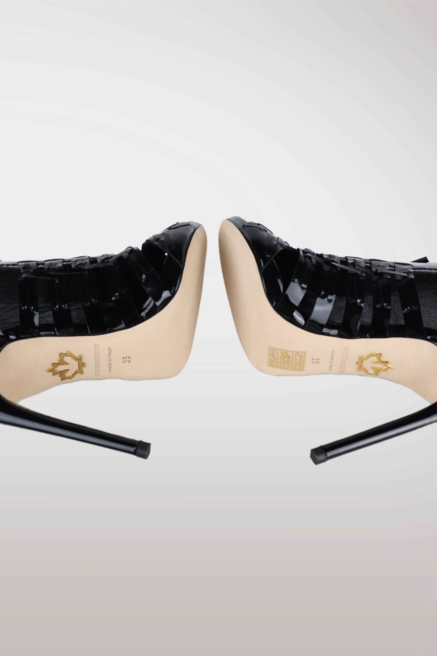 Dsquared2 Twins Patent Leather Heels EU35