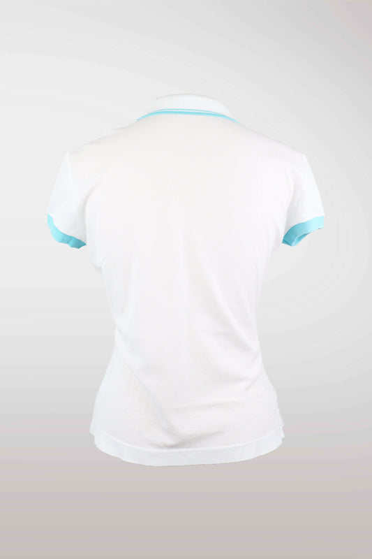 Dolce & Gabbana Turquoise Embellished Polo