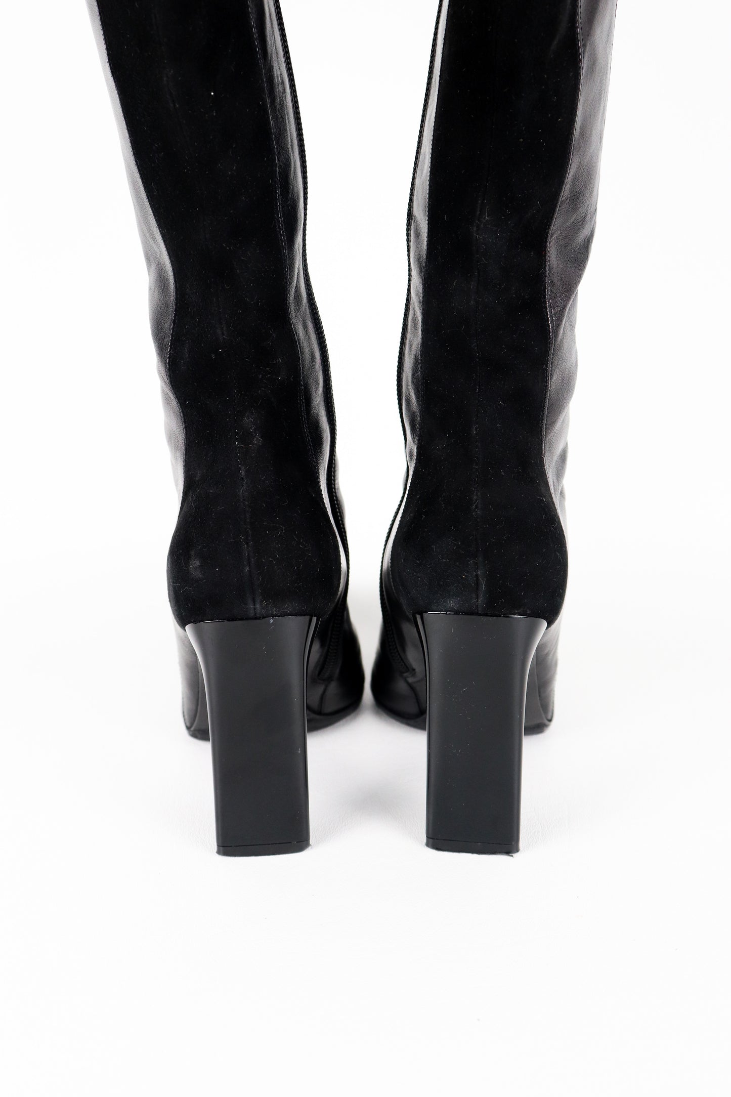 Vintage Casadei Leather Fur Boots | US 6.5