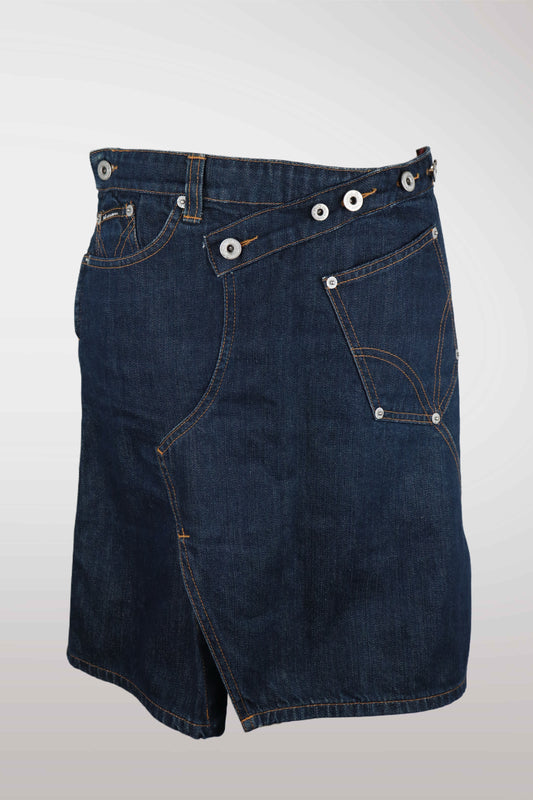Blue denim skirt with button details on a white background
mint condition vintage
designer archive piece
rare runway sample
one of a kind vintage
limited edition designer
authentic vintage designer
rare vintage designer find
collectible vintage fashion
high-end vintage clothing
luxury vintage apparel
designer vintage statement piece
genuine vintage couture
archival designer clothing
runway vintage fashion
vintage designer investment piece