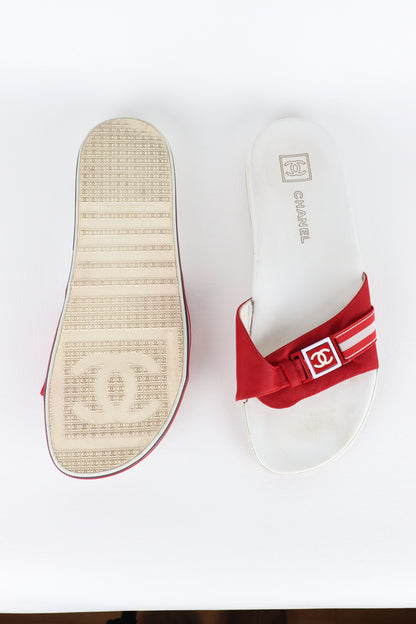 Chanel Sport Line CC Slides