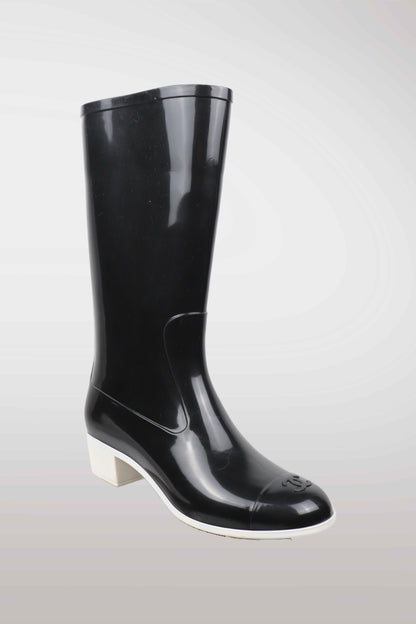 Chanel 'CC' Rain Boots | EU36