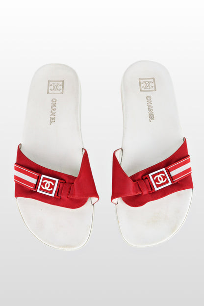 Chanel Sport Line CC Slides