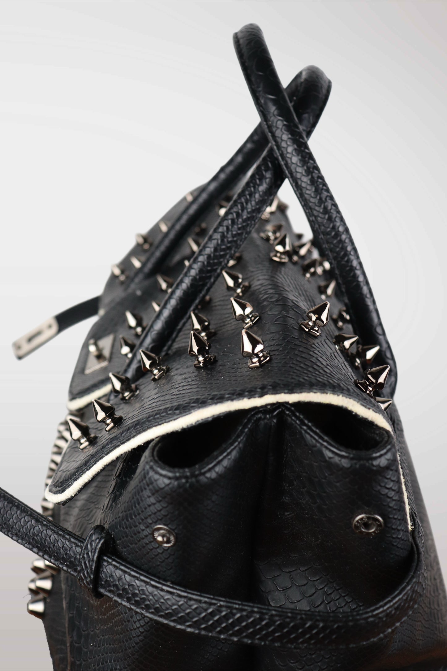 2000's Studded Black 'Firkin' Bag
