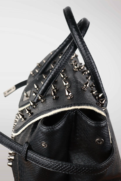 2000's Studded Black 'Firkin' Bag