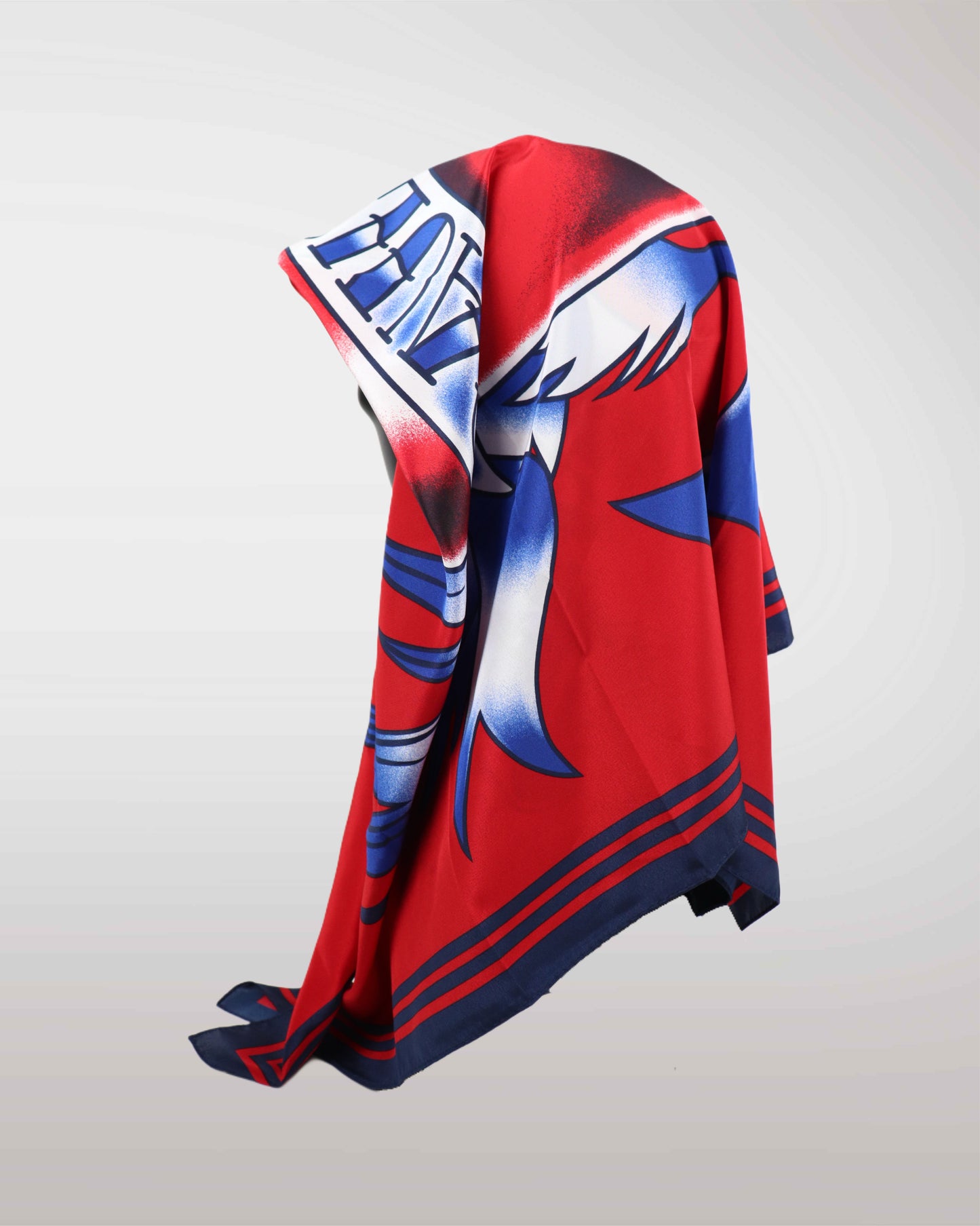 Jean-Paul Gaultier 2015 Heart & Anchor Tattoo Scarf