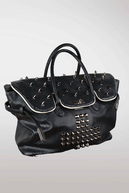 2000's Studded Black 'Firkin' Bag