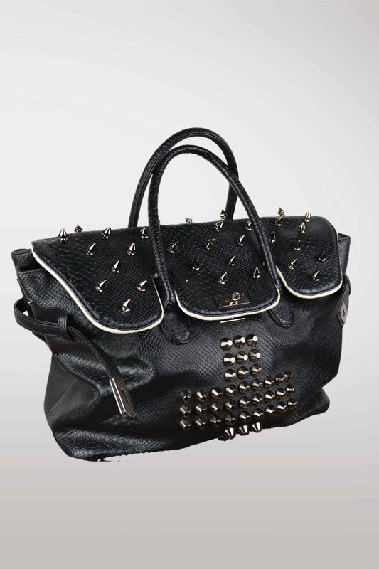 2000's Studded Black 'Firkin' Bag
