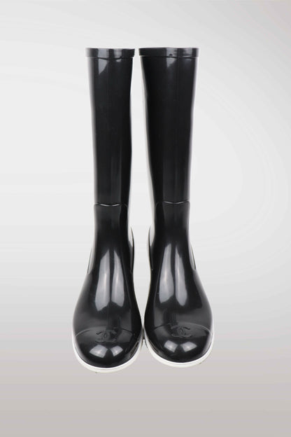 Chanel 'CC' Rain Boots | EU36