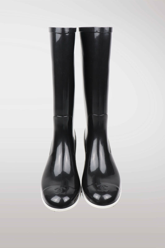 Chanel 'CC' Rain Boots | EU36