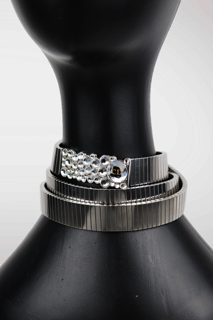 Christian Dior Stone Snake Coil Belt/Choker