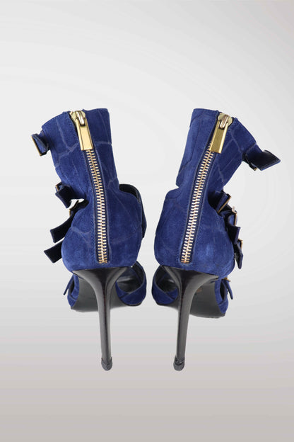 Emilio Pucci Suede Buckle Heels EU37.5