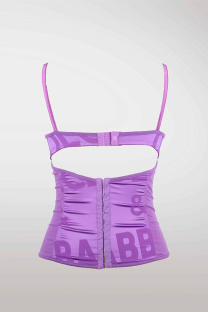 Dolce & Gabbana Purple Bustier Top