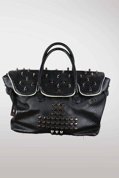 2000's Studded Black 'Firkin' Bag