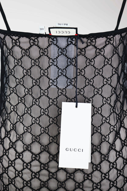 Gucci GG Supreme Monogram Lingerie Dress