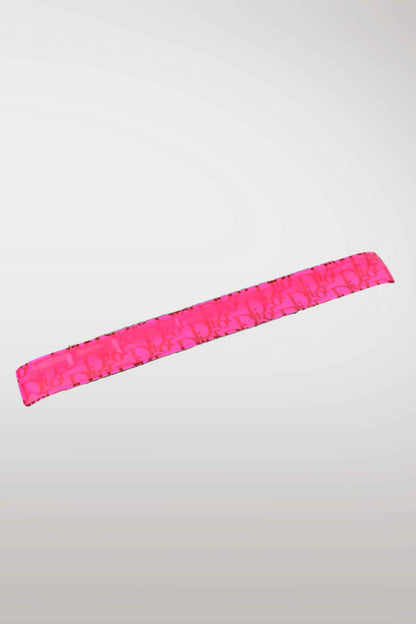 Christian Dior Monogram Slap Bracelet/Cuff PINK