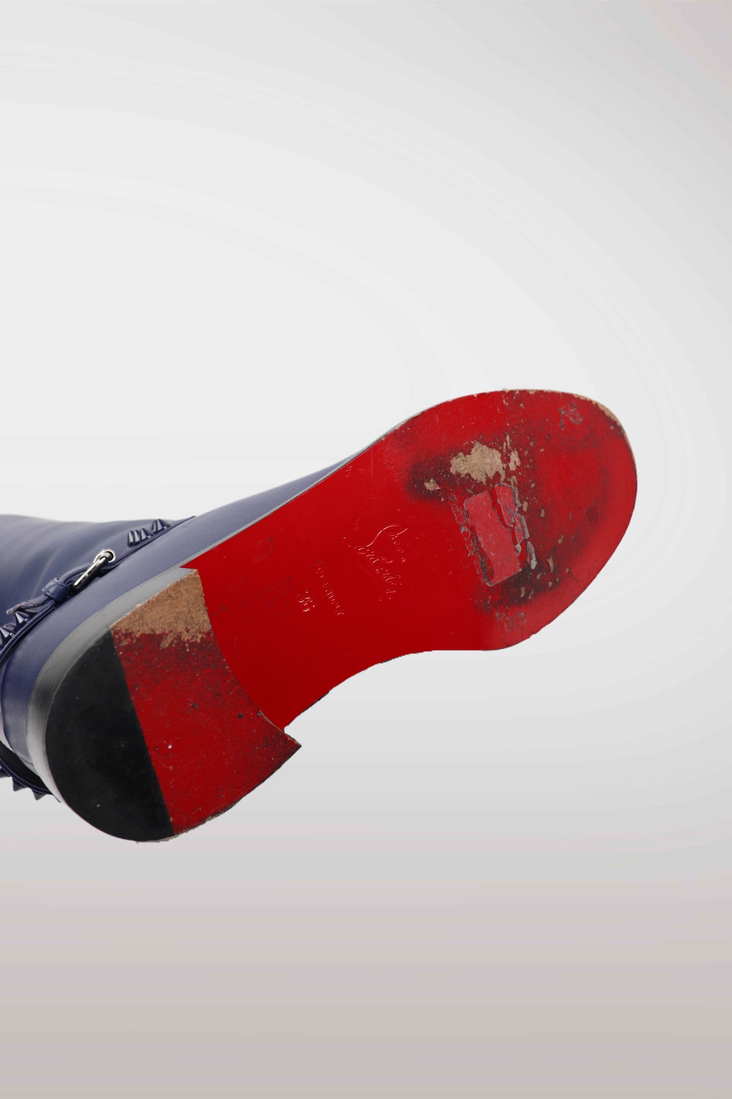 Christian Louboutin Spiked Egoutina Boots | EU36