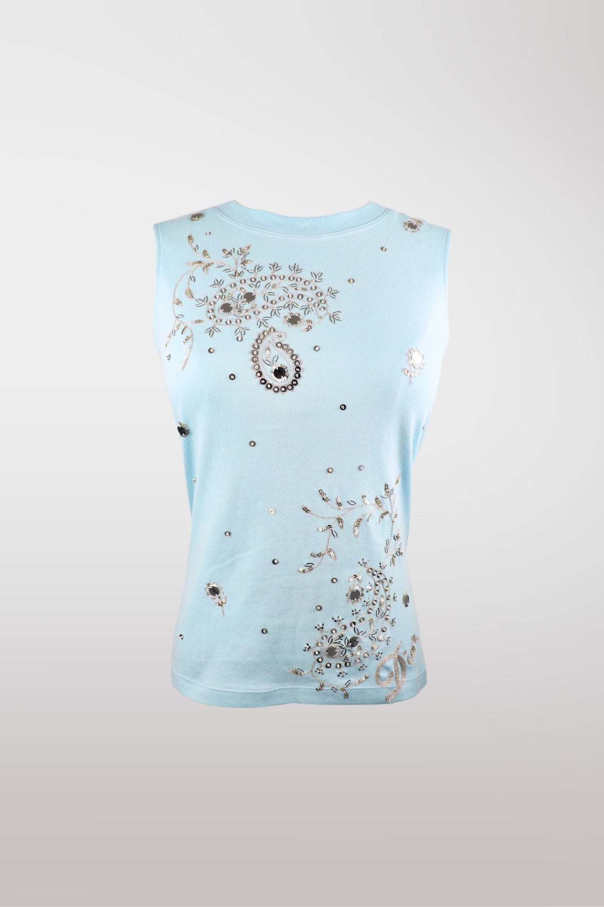 Christian Dior by Galliano Embellished Sequin Sleeveless Top