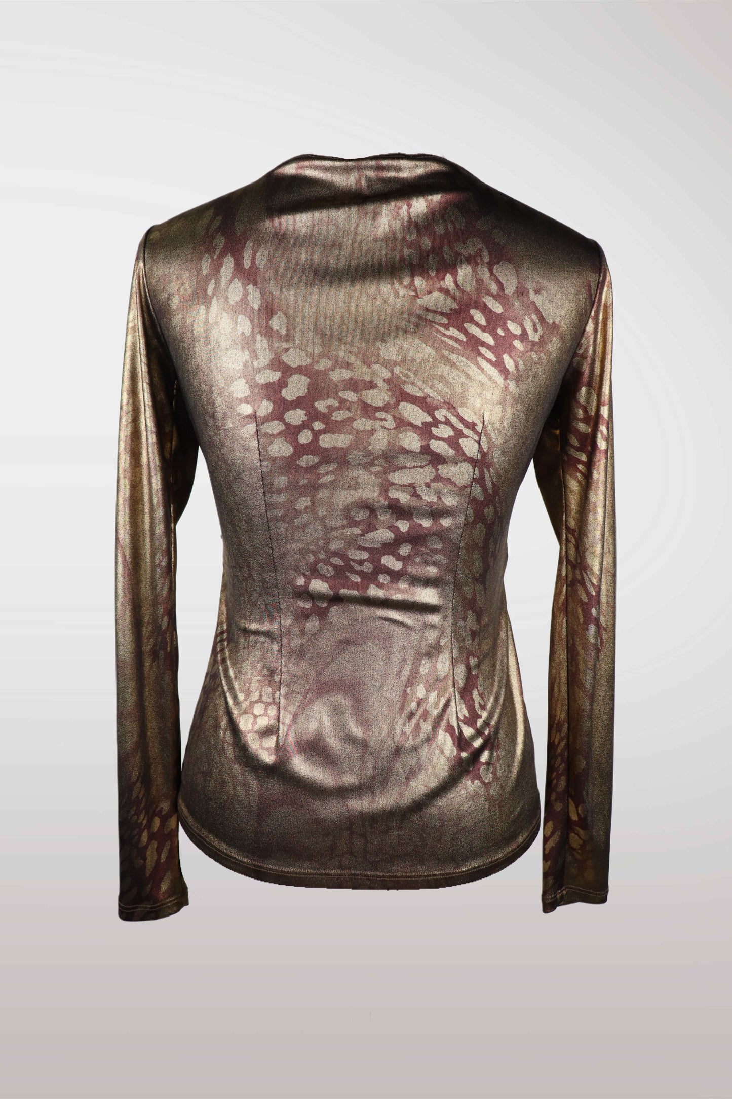 Caché Slinky Animal Print Top
