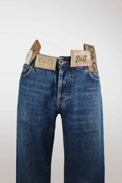 Rare D&G Logo Patch Jeans