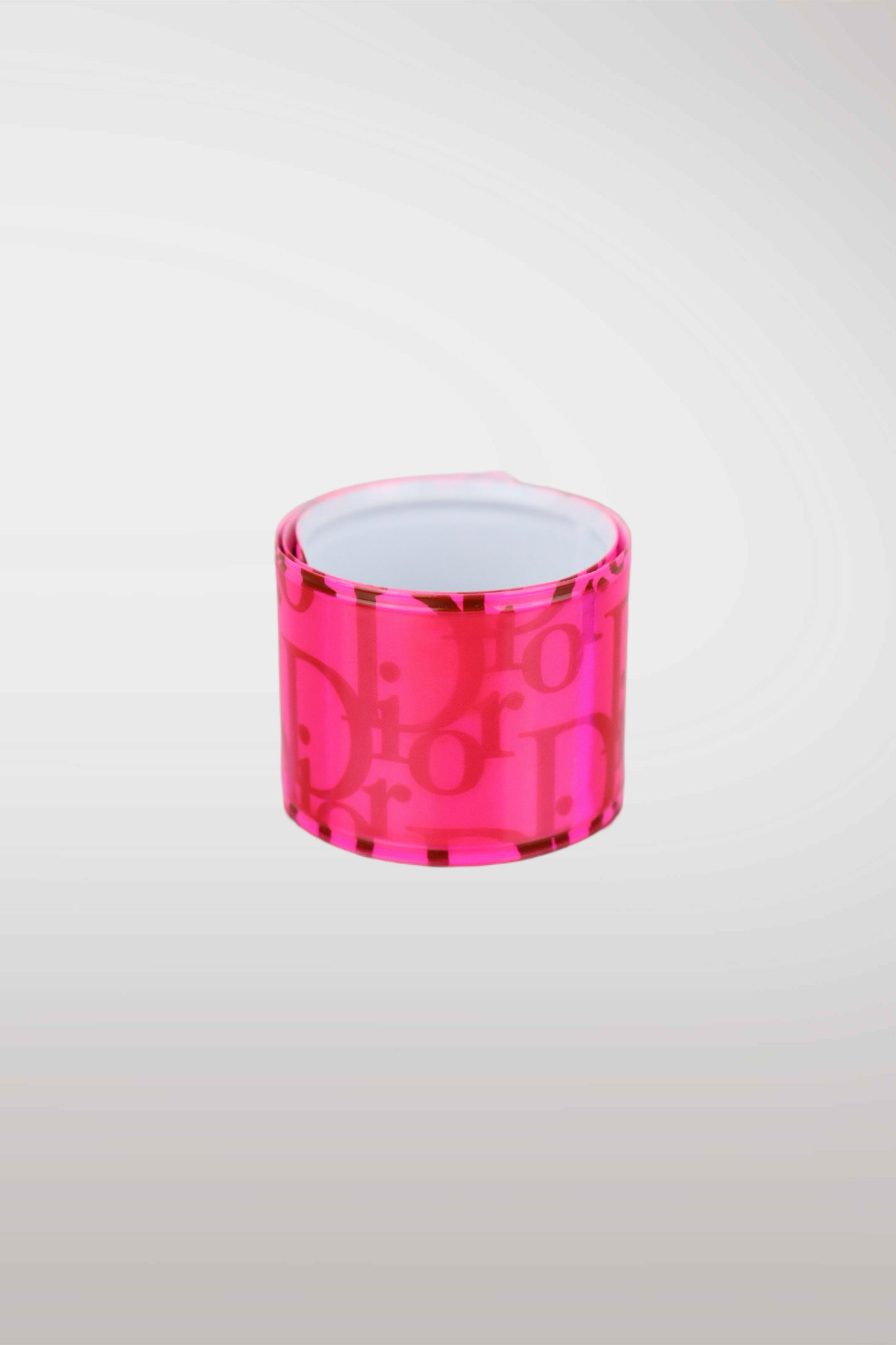 Christian Dior Monogram Slap Bracelet/Cuff PINK