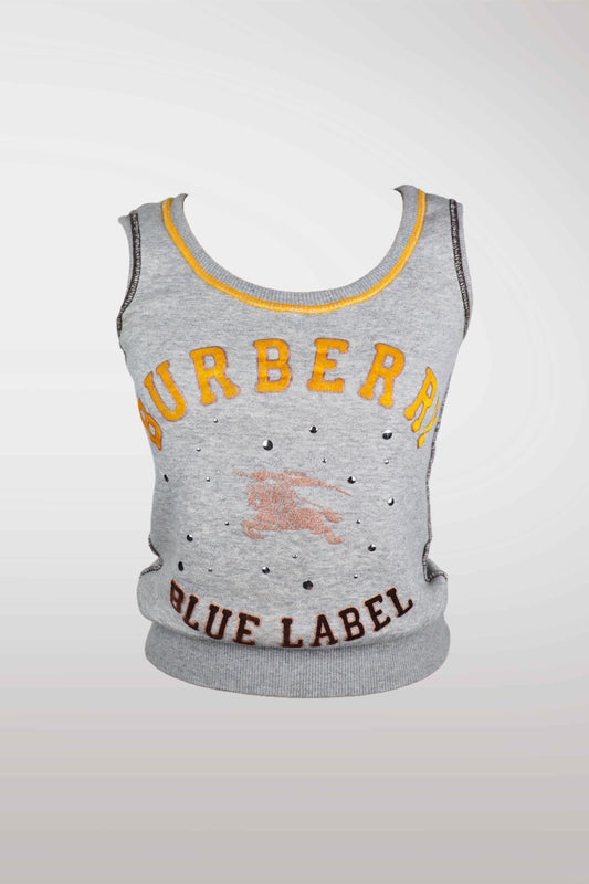Burberry Blue Label Embellished Sweatshirt Top