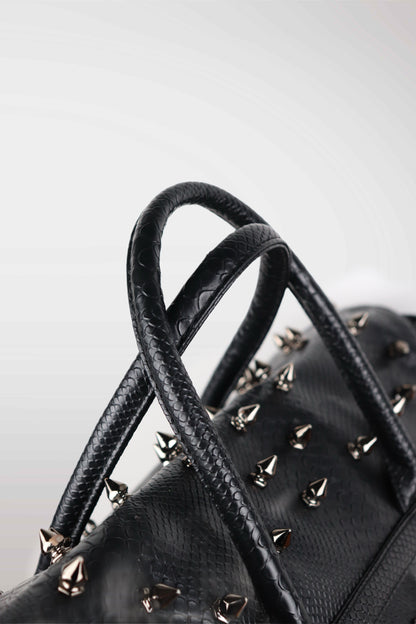 2000's Studded Black 'Firkin' Bag