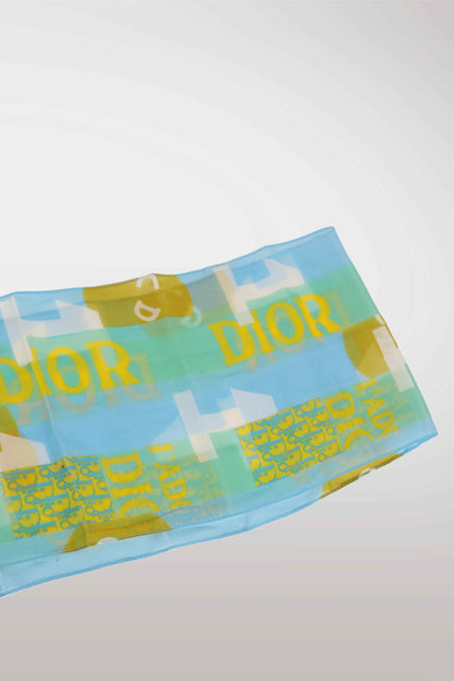 Dior 1 Printed Silk Neckerchief/Scarf