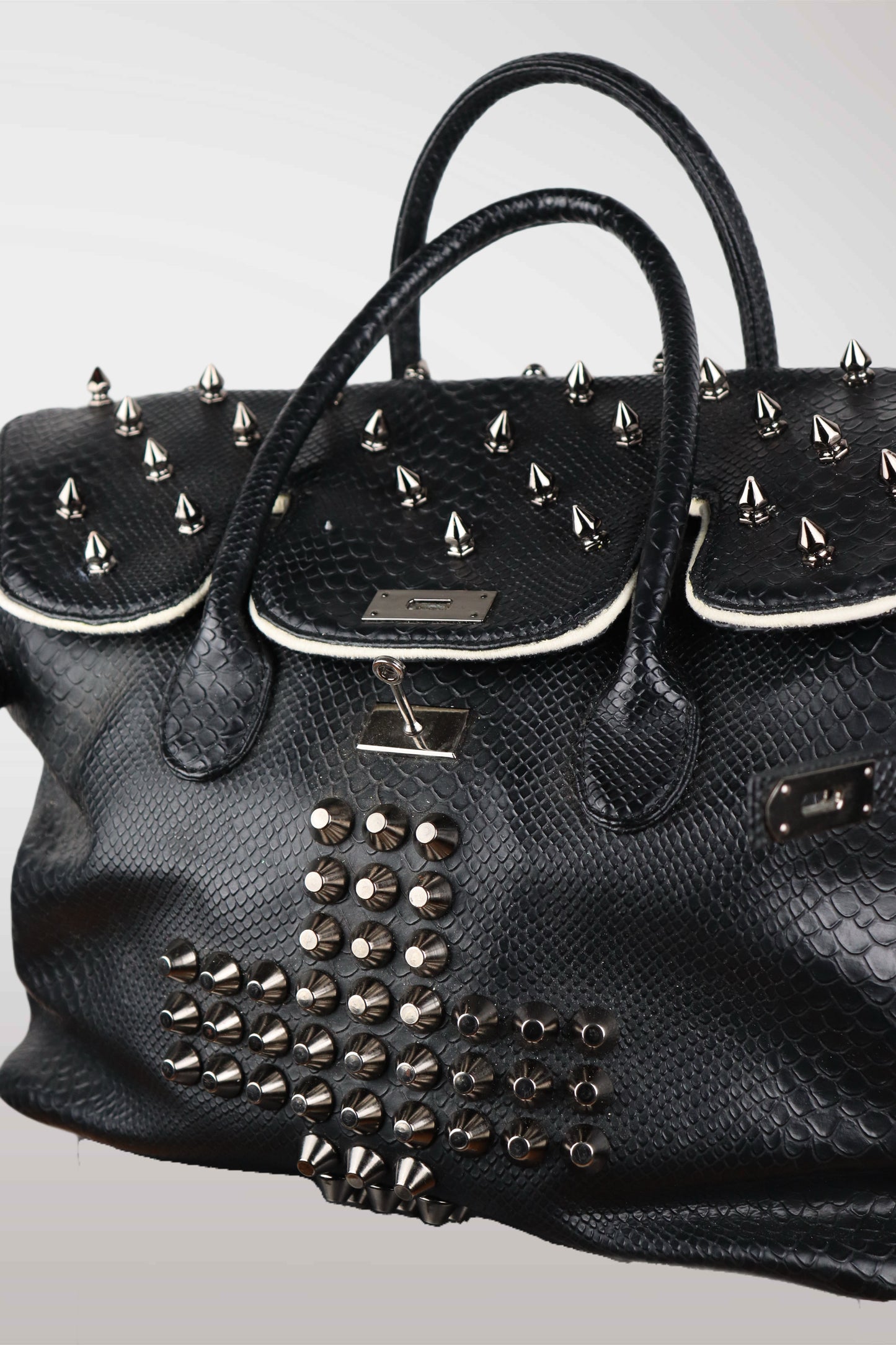 2000's Studded Black 'Firkin' Bag