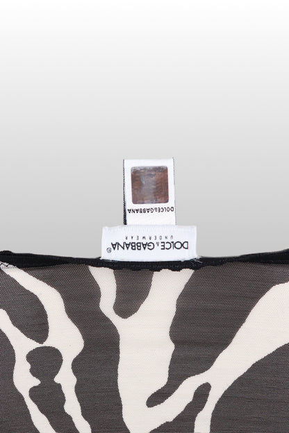 Dolce & Gabbana Sheer Zebra Camisole