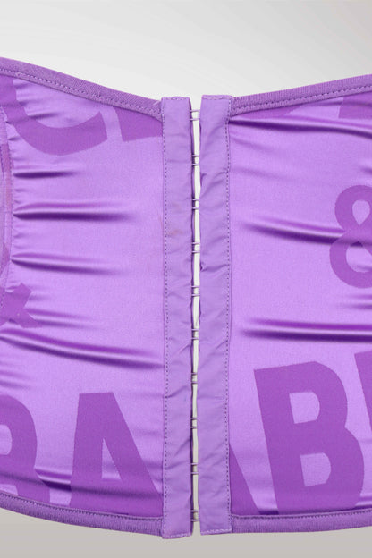Dolce & Gabbana Purple Bustier Top