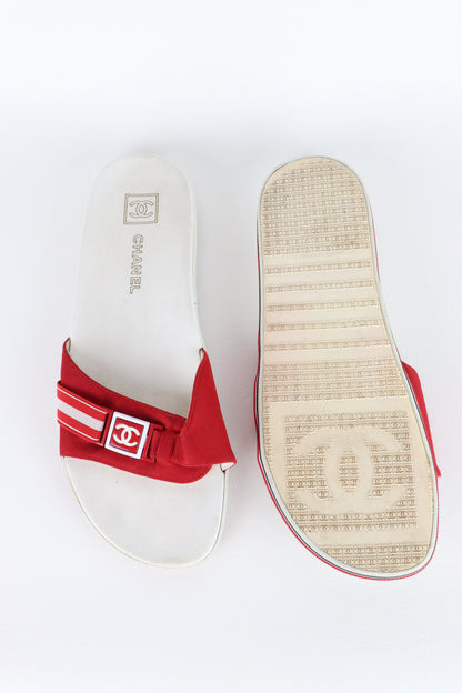 Chanel Sport Line CC Slides