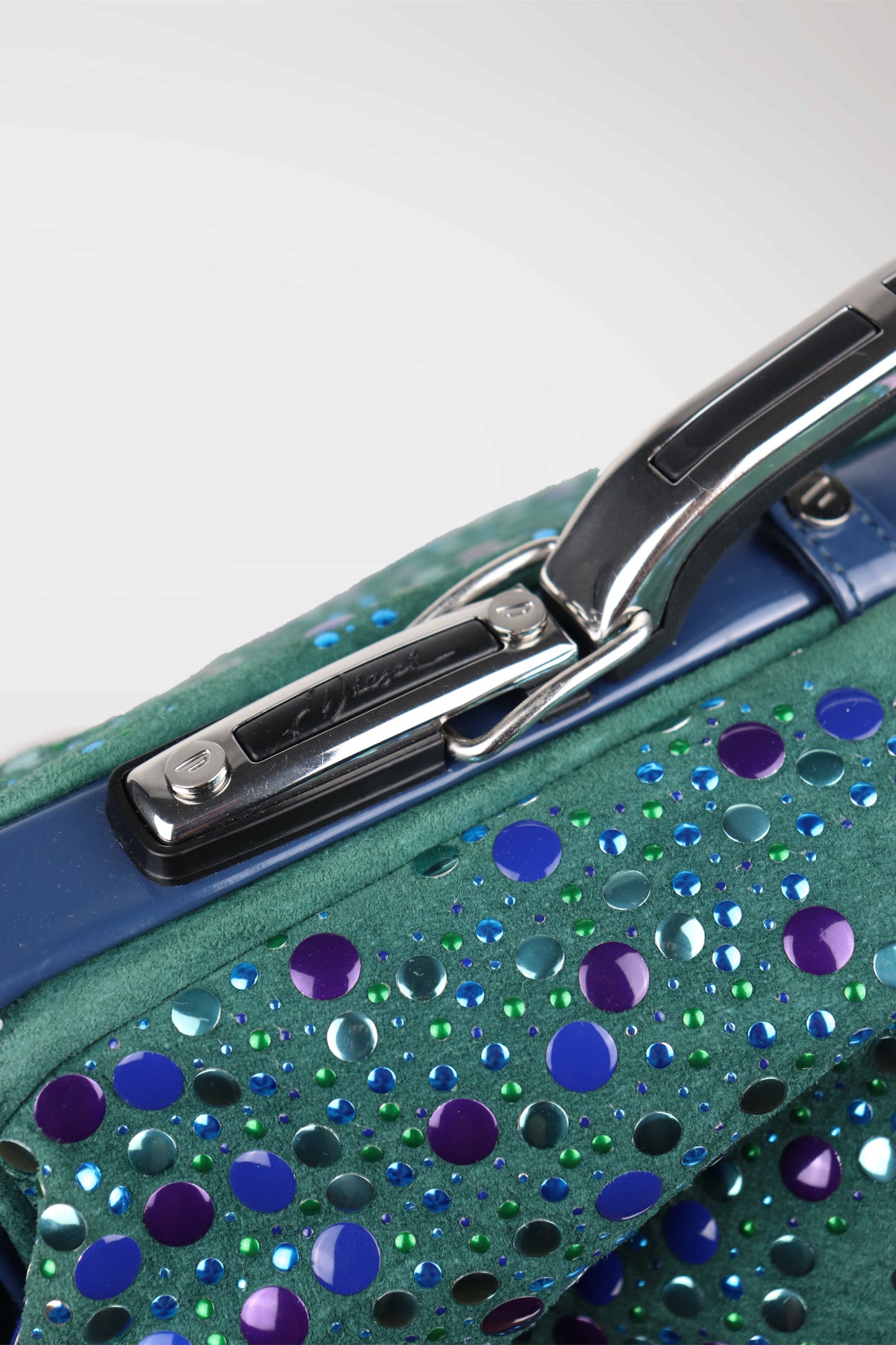 Vintage Diesel Multicolor Studded Clutch