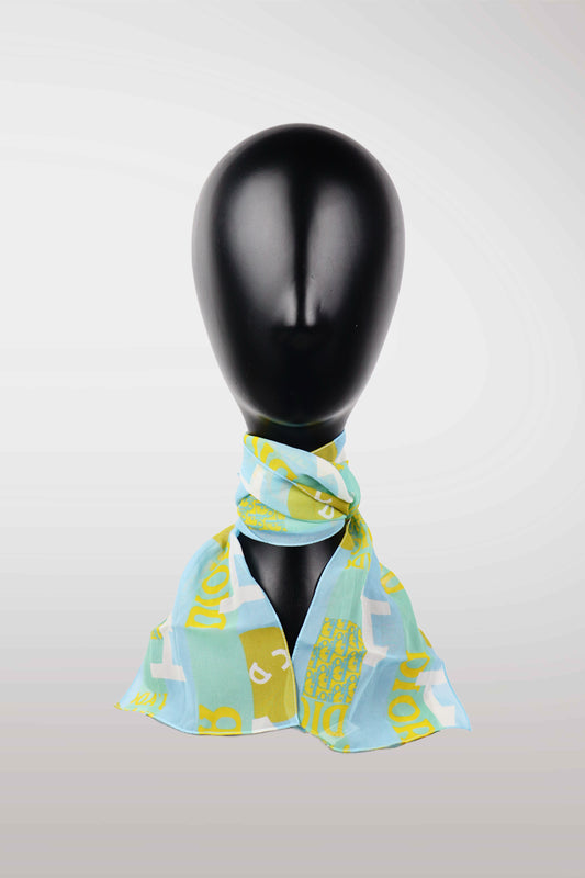 Dior 1 Printed Silk Neckerchief/Scarf