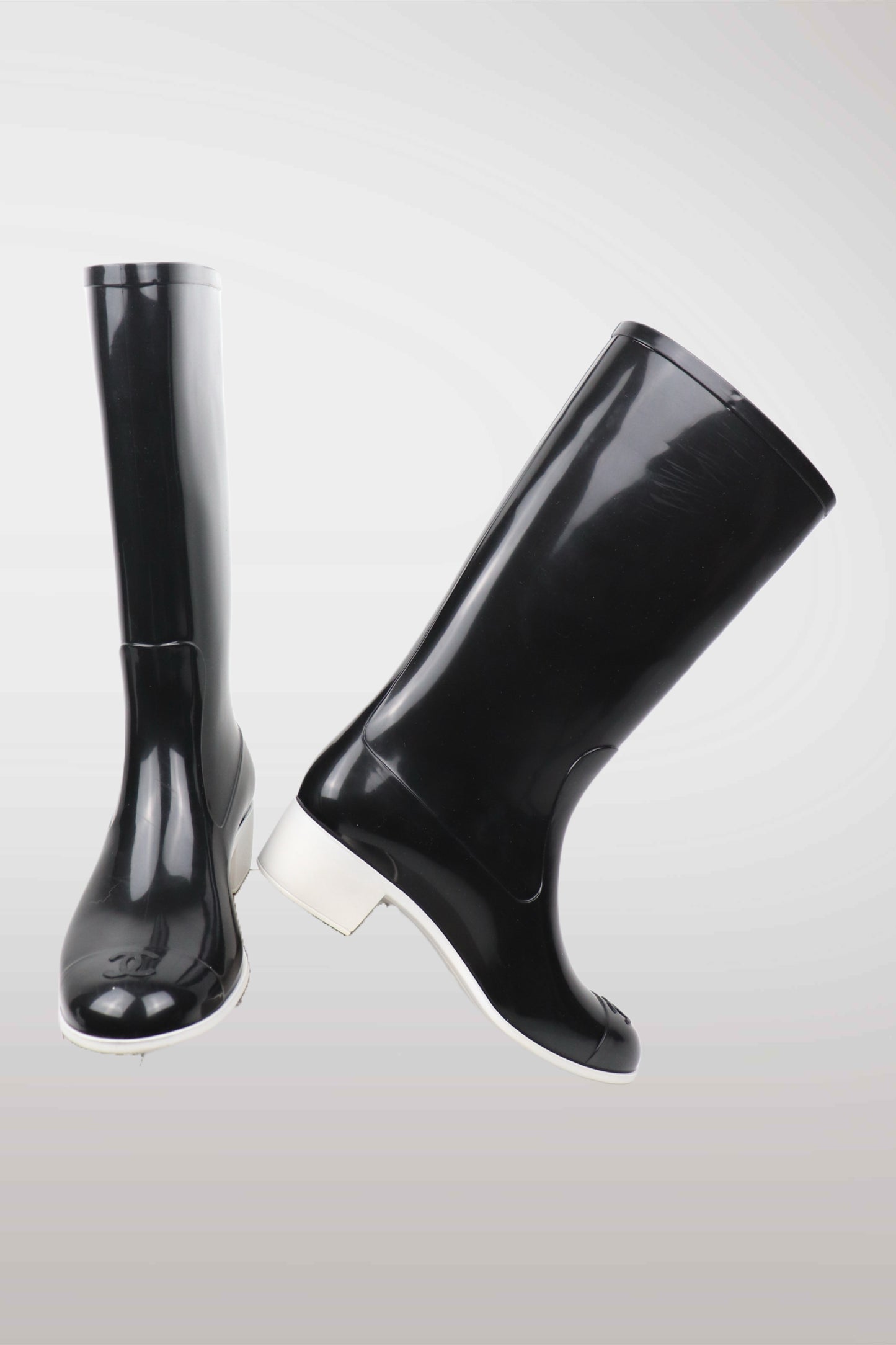 Chanel 'CC' Rain Boots | EU36