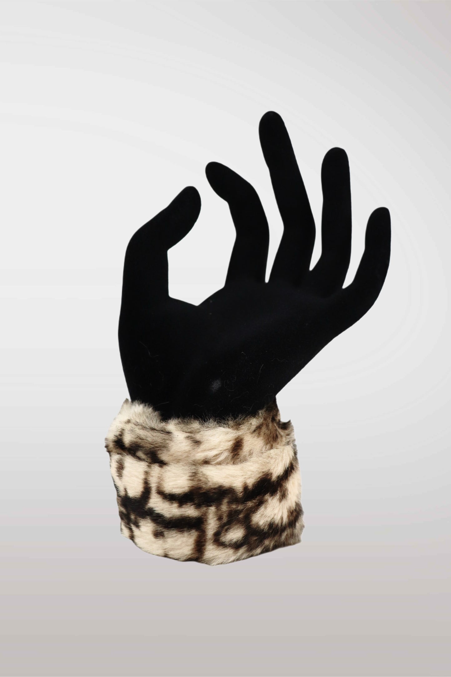 Christian Dior Rabbit Fur Slap Cuff