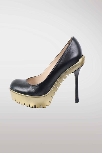 YSL Rive Gauche Platform Heels | EU37