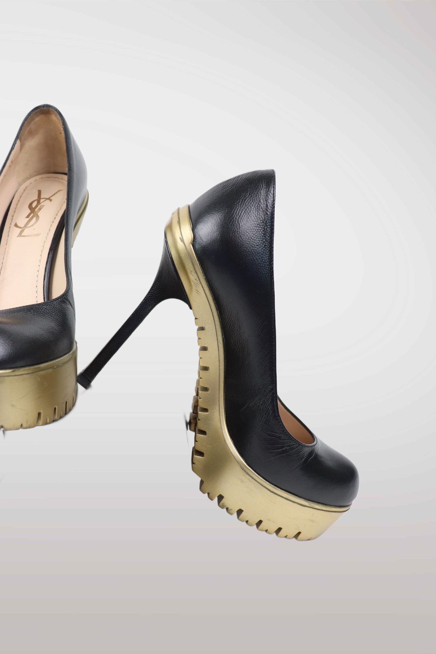 YSL Rive Gauche Platform Heels | EU37