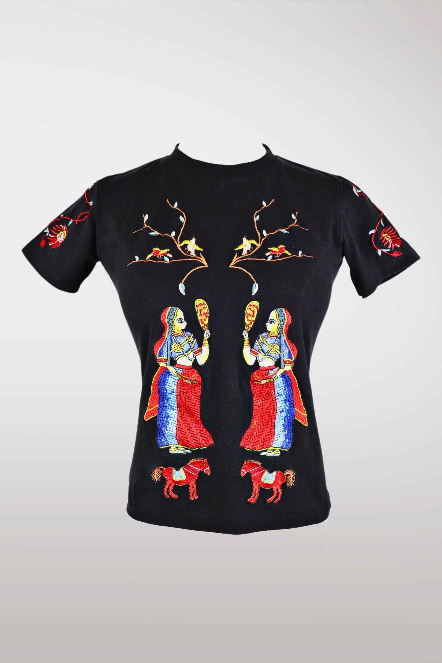 Christian Dior 2002 Oriental Embroidered T-Shirt