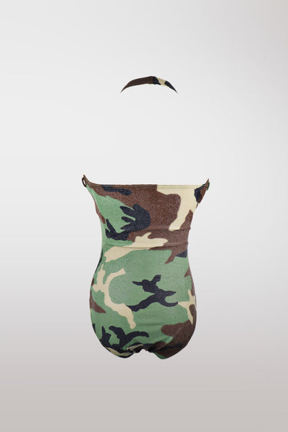 Christian Dior by Galliano S/S 2001 Camouflage Swimsuit